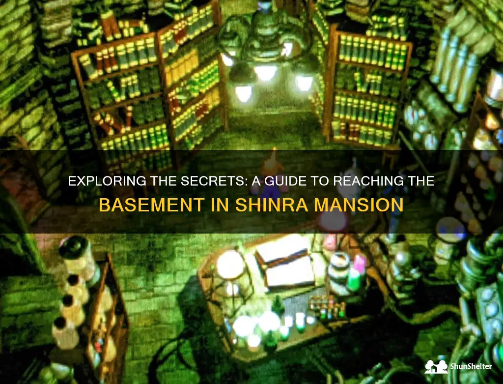 how to get to the basement in shinra mansion