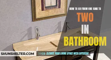How to Easily Add a Second Sink to Your Bathroom