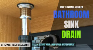 A Step-by-Step Guide for Installing a Kohler Bathroom Sink Drain