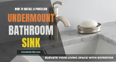 A Step-by-Step Guide on Installing a Porcelain Undermount Bathroom Sink