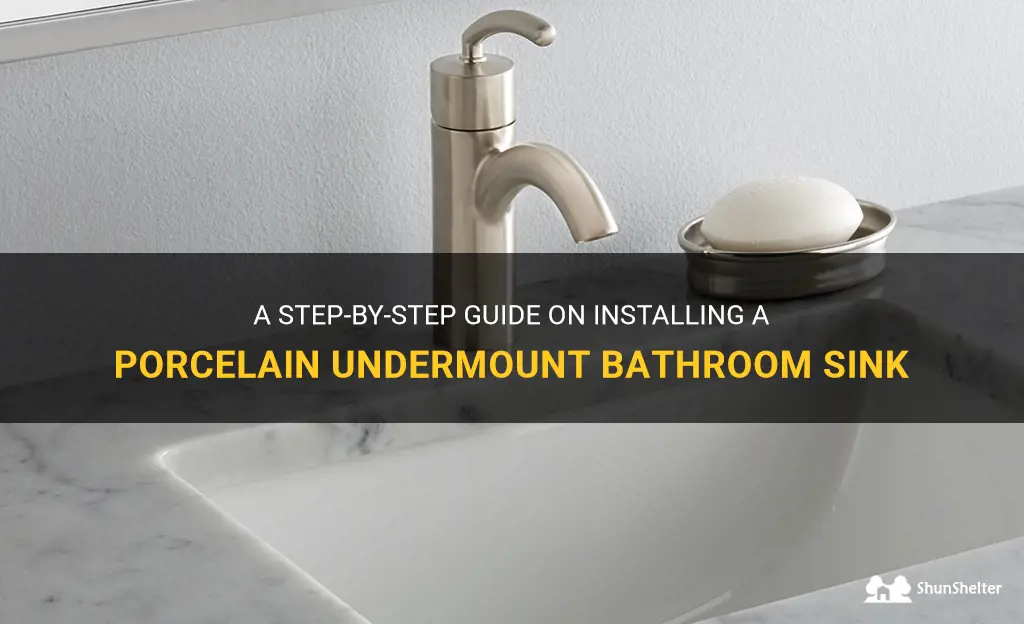 how to install a porcelain undermount bathroom sink