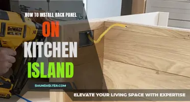 A Step-by-Step Guide to Installing the Back Panel on Your Kitchen Island