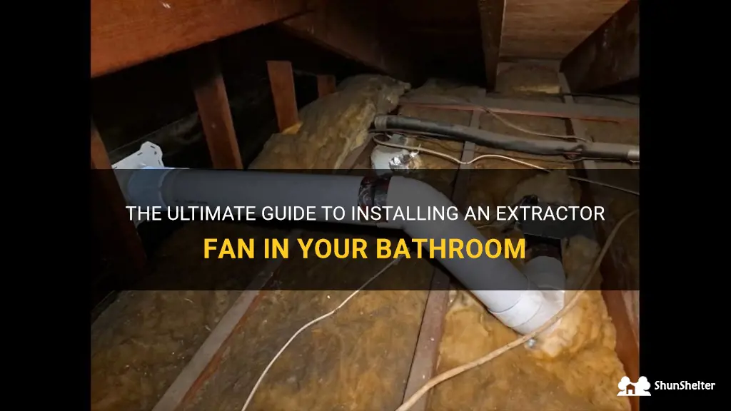 how to install extractor fan bathroom