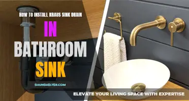 A Step-by-Step Guide on Installing a Kraus Sink Drain in Your Bathroom Sink