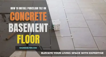 A Step-by-Step Guide on Installing Porcelain Tile on a Concrete Basement Floor