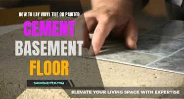 A Beginner's Guide to Installing Vinyl Tile on a Painted Cement Basement Floor