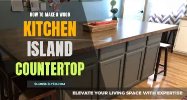 Creating a Beautiful Wood Kitchen Island Countertop: A Step-by-Step Guide