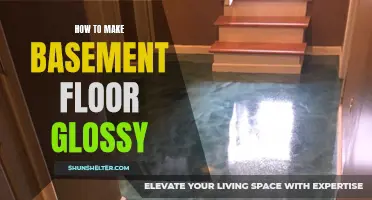 Achieving a Glossy Finish for Your Basement Floor