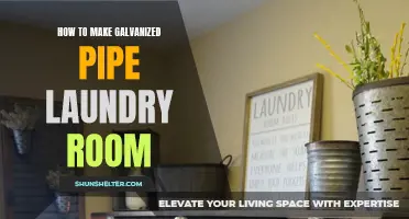 Designing a Stylish Laundry Room with Galvanized Pipe: A Step-by-Step Guide