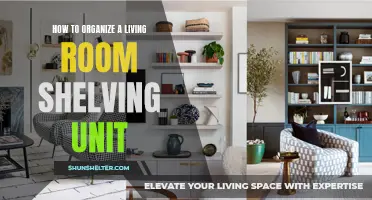 Tips for Organizing a Living Room Shelving Unit