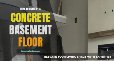 Transform Your Basement with a Stylish Overlay for the Concrete Floor