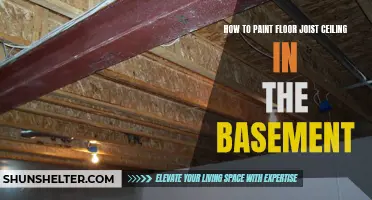 Transforming Your Basement: A Guide to Painted Floor Joist Ceilings