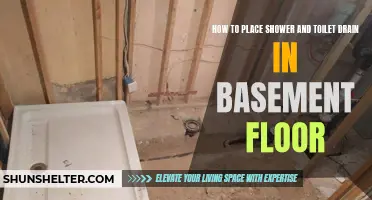 The Basics of Placing a Shower and Toilet Drain in a Basement Floor