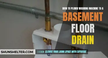 How to Connect a Washing Machine to a Basement Floor Drain