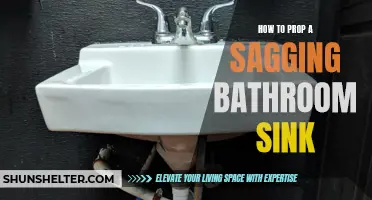 Reviving Your Bathroom: Tips to Prop Up a Sagging Sink