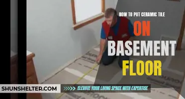 A Step-by-Step Guide on Installing Ceramic Tile on a Basement Floor