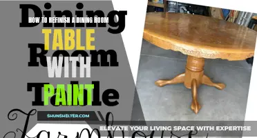 Transform Your Dining Room Table with a Stunning Painted Refinish