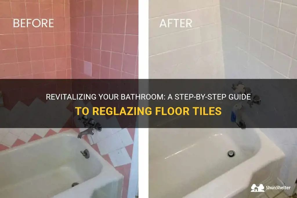 how to reglaze bathroom floor tiles