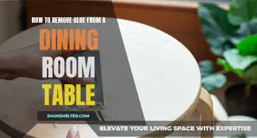Effective Ways to Remove Glue Residue from a Dining Room Table