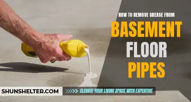 Effective Ways to Remove Grease from Basement Floor Pipes