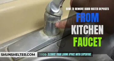 Removing Hard Water Deposits: A Guide to Restoring Your Kitchen Faucet's Shine