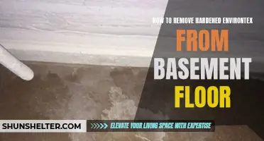 Effective Methods for Removing Hardened EnviroTex from Basement Floors