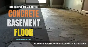 How to Repair and Seal an Uneven Concrete Basement Floor