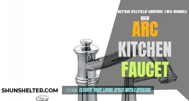 Repairing a Belfield Chrome Two-Handle High Arc Kitchen Faucet: Step-by-Step Guide
