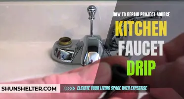 How to Fix a Dripping Project Source Kitchen Faucet