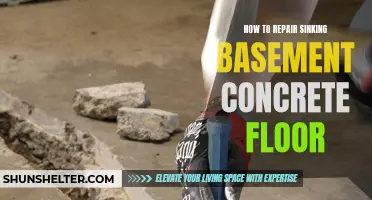 Tips for Repairing a Sinking Basement Concrete Floor