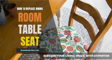 How to effortlessly replace your dining room table seat