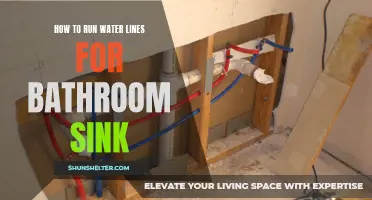 A Step-by-Step Guide on Running Water Lines for a Bathroom Sink