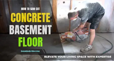 How to Safely Saw Cut Your Concrete Basement Floor