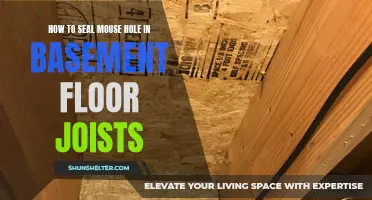 Sealing a Mouse Hole in Basement Floor Joists: A Complete Guide