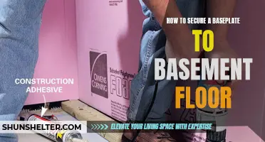 How to Properly Secure a Baseplate to a Basement Floor