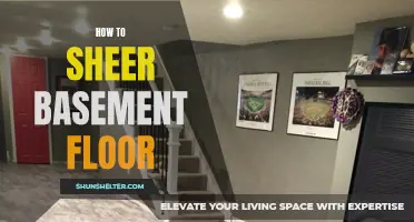 A Step-by-Step Guide to Sheering Your Basement Floor