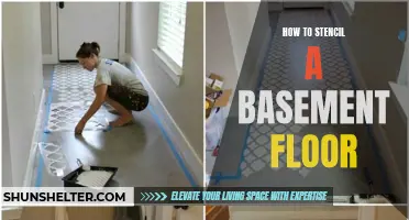 Transform Your Basement Floor with Stenciling Techniques