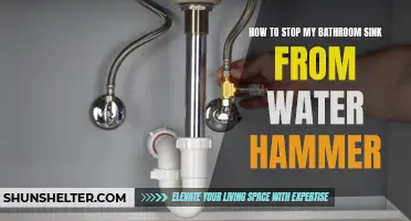 Solving Water Hammer in Your Bathroom Sink: A Step-by-Step Guide