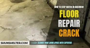 Repairing a Basement Floor Crack to Stop Water Infiltration