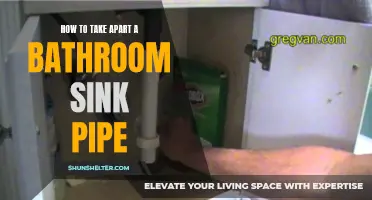 Demystifying the Process of Disassembling a Bathroom Sink Pipe