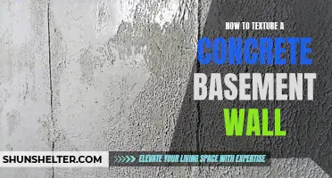 Create a Textured Concrete Finish for Your Basement Wall