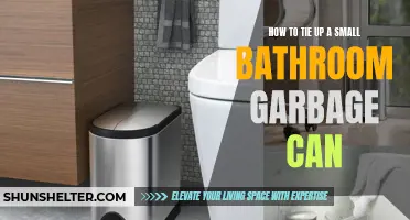 The Perfect Technique for Tying Up a Small Bathroom Garbage Can