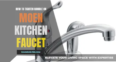 How to Tighten the Handle on Moen Kitchen Faucet Properly