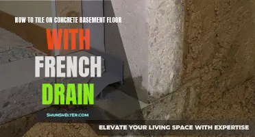 Transform Your Concrete Basement Floor with a French Drain and Tile Installation