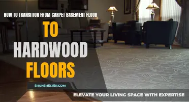 A Guide on Transitioning from a Carpeted Basement Floor to Hardwood Floors