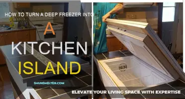 Transforming a Deep Freezer into a Stylish Kitchen Island