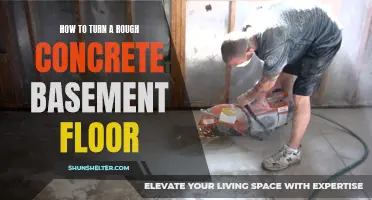 How to Transform a Rough Concrete Basement Floor into a Beautiful Space