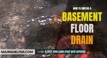 How to Successfully Unclog a Basement Floor Drain