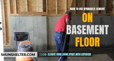 The Ultimate Guide to Applying Hydraulic Cement on Basement Floors