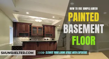 How to Transform Your Basement with a Simple Green Painted Floor